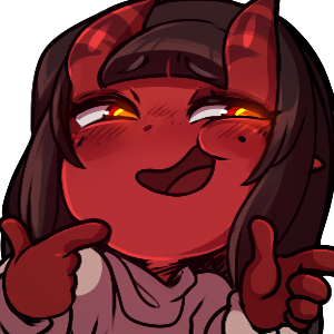 meru finger point Discord emoji — free static PNG download