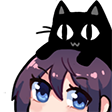 CatOnAnimeGirl Discord emoji — free static PNG download
