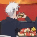 gojo nom Discord emoji — free animated GIF download