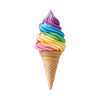 rainbow icecream Discord emoji — free static PNG download