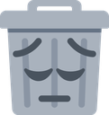 sad trashcan Discord emoji — free static PNG download