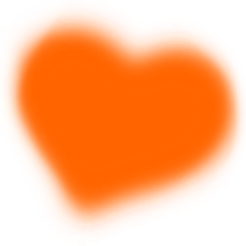 foggyheart orange Discord emoji — free static PNG download