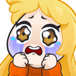 blondegirlcry Discord emoji — free static PNG download