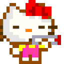 hellokittysmoke Discord emoji — free animated GIF download