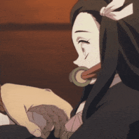 nezuko self pat Discord emoji — free animated GIF download