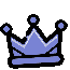crown blue Discord emoji — free animated GIF download