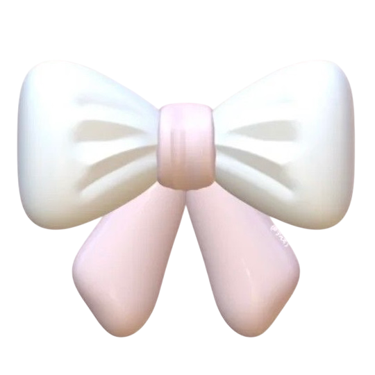 white bow Discord emoji — free static PNG download