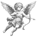 angel cupid Discord emoji — free static PNG download