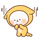 worriedbearcat Discord emoji — free animated GIF download