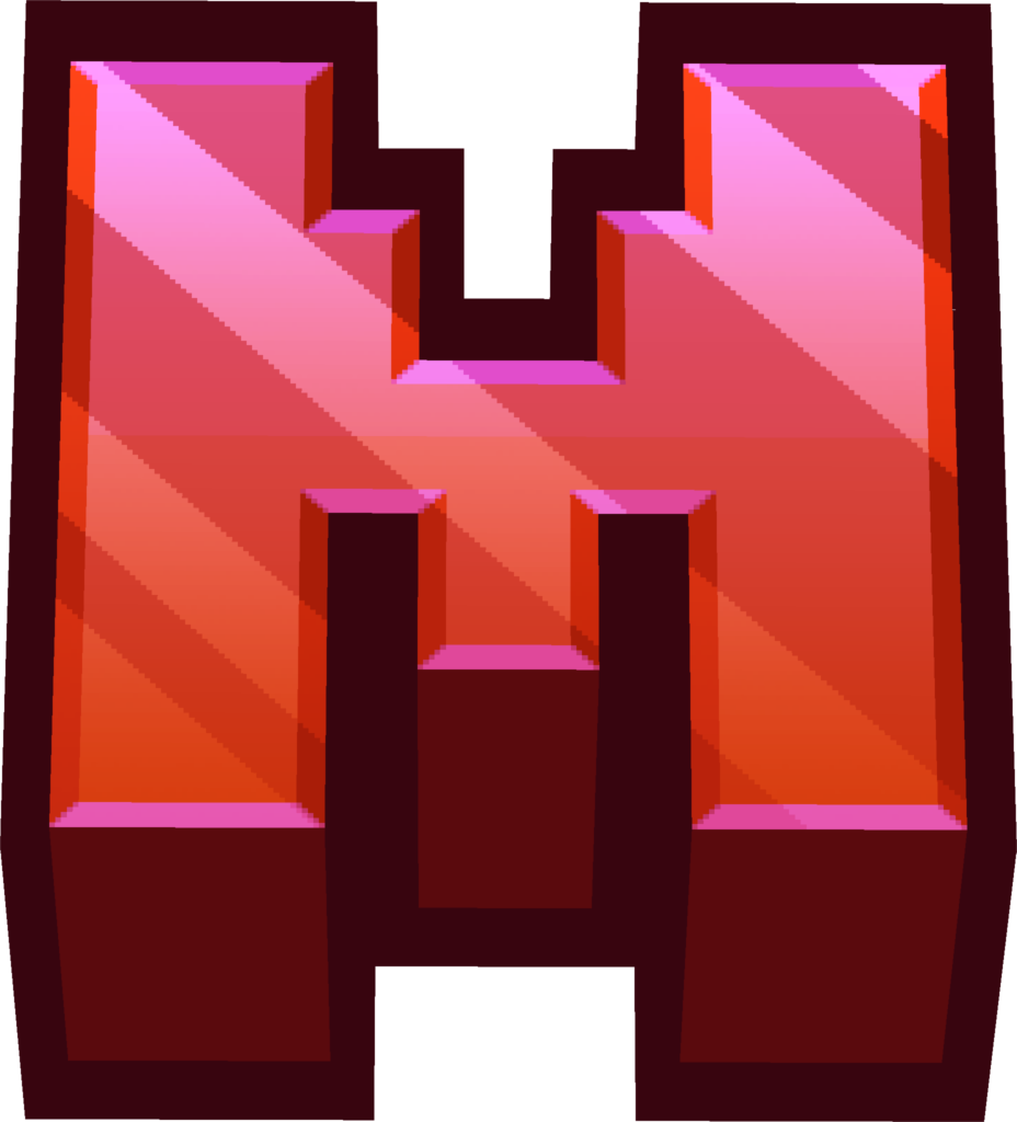 minecraft red m Discord emoji — free static PNG download