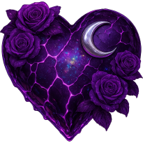 purple goth heart Discord emoji — free static PNG download