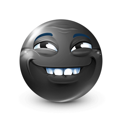joobi black silly happy Discord emoji — free static PNG download