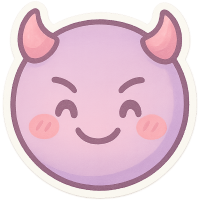 purple devil Discord emoji — free static PNG download