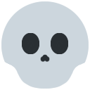 skull Discord emoji — free static PNG download