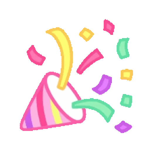 confettipopper Discord emoji — free animated GIF download