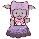 kitten bat Discord emoji — free static PNG download