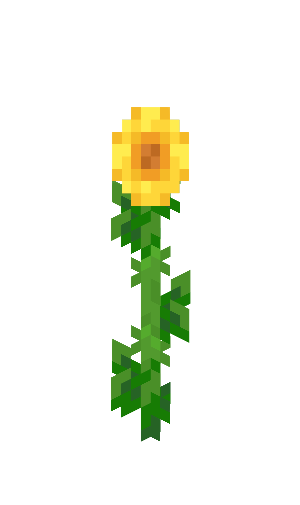 minecraft sunflower Discord emoji — free static PNG download