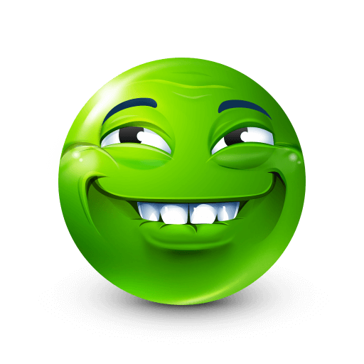 joobi green silly happy Discord emoji — free static PNG download