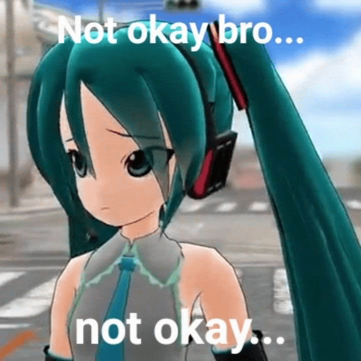 hatsune miku not okay Discord emoji — free static PNG download