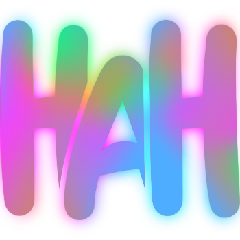 hah glowing Discord emoji — free static PNG download