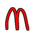 red m Discord emoji — free static PNG download