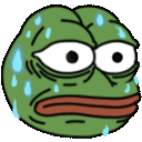 pepe sweat Discord emoji — free animated GIF download
