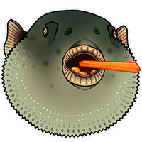 puffer fish Discord emoji — free static PNG download