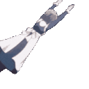 shion oragi rolling Discord emoji — free animated GIF download