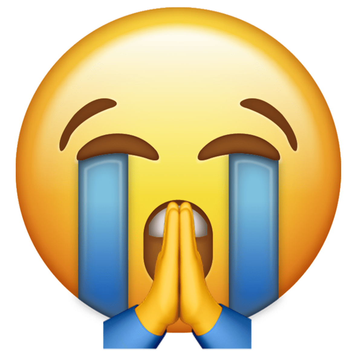 cryingpray Discord emoji — free static PNG download