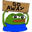 pepegoaway Discord emoji — free static PNG download