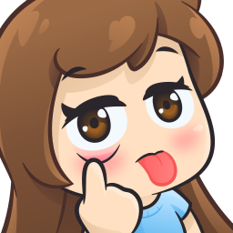 brunettegirltaunt Discord emoji — free static PNG download