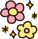 pink yellowflowers Discord emoji — free static PNG download