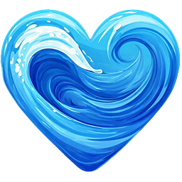 heart blue water4 Discord emoji — free static PNG download