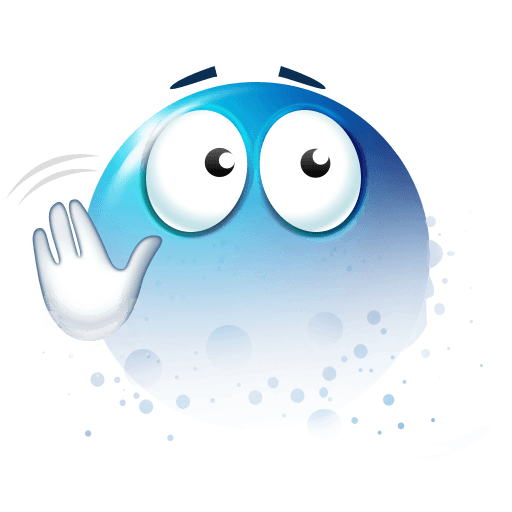 blue guy disappear Discord emoji — free static PNG download