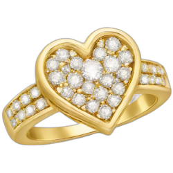 diamondheartgoldring Discord emoji — free static PNG download
