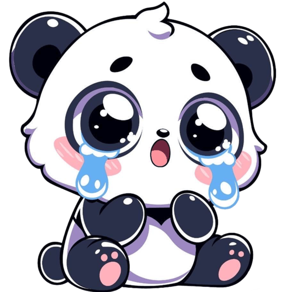 cutepandacry Discord emoji — free static PNG download