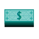 remix money skyblue Discord emoji — free static PNG download