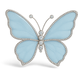 lightblue butterfly Discord emoji — free static PNG download