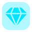 diamond Discord emoji — free static PNG download