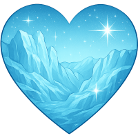 ice heart Discord emoji — free static PNG download