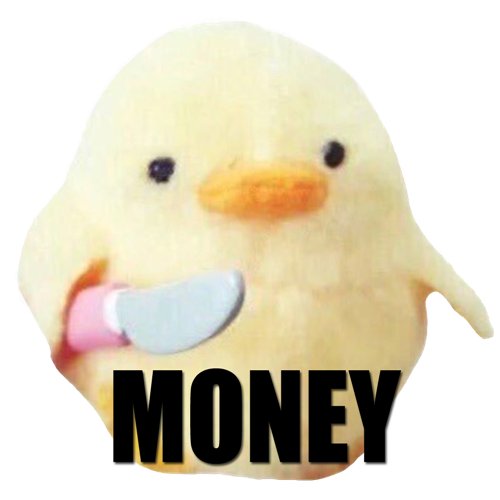 duck knife money Discord emoji — free static PNG download
