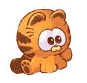 garfield cute Discord emoji — free static PNG download