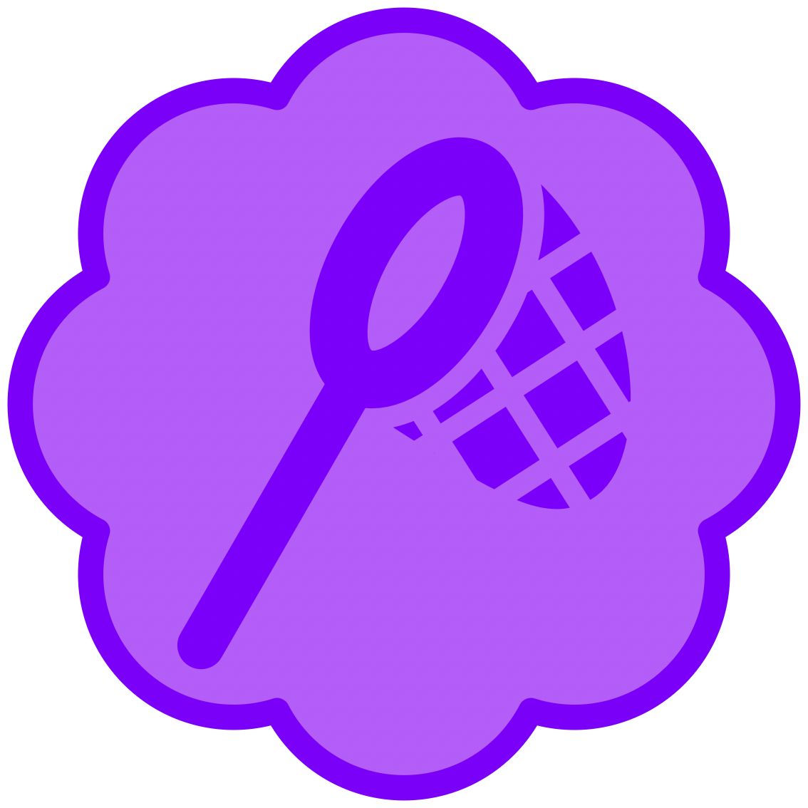 purple bug hunter Discord emoji — free static PNG download