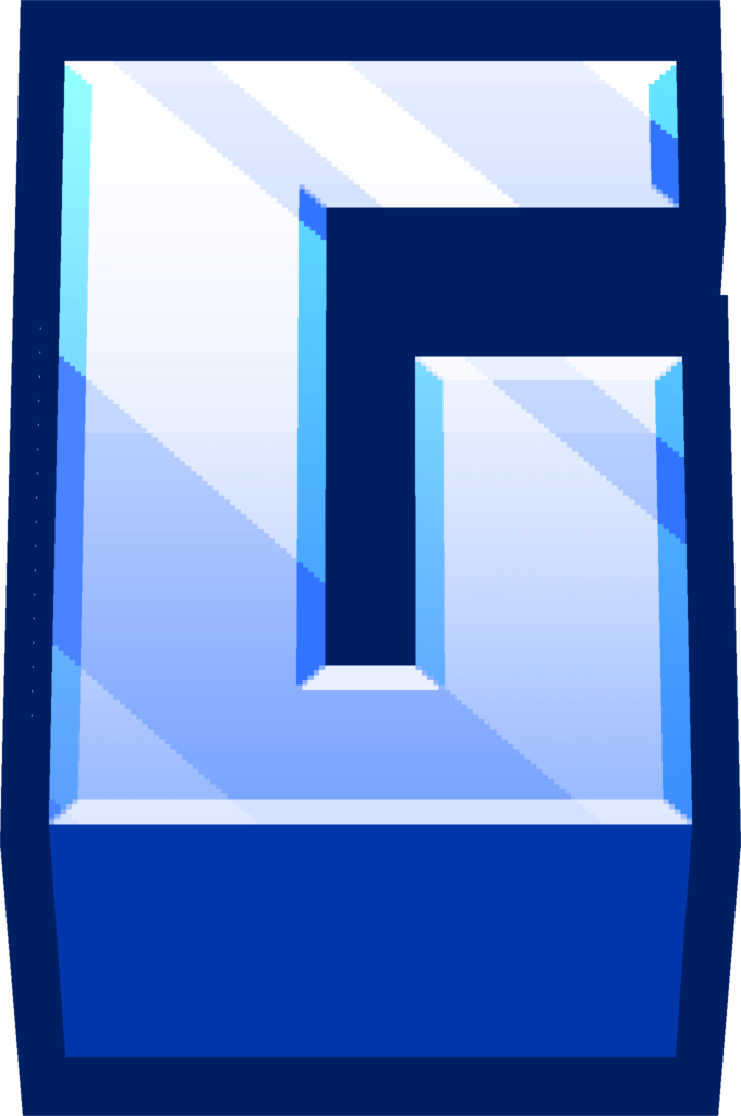 minecraft blue g Discord emoji — free static PNG download