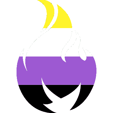 nonbinary fire Discord emoji — free static PNG download