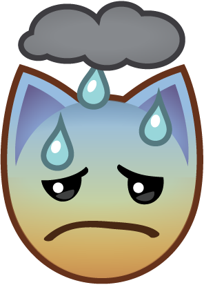 animal jam sad Discord emoji — free static PNG download