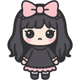 kawaii gurl Discord emoji — free static PNG download