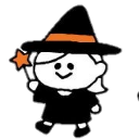 cute witch Discord emoji — free static PNG download