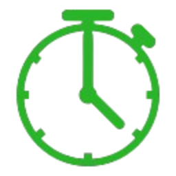 green clock Discord emoji — free static PNG download