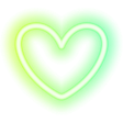 greenyellowneonheart Discord emoji — free static PNG download
